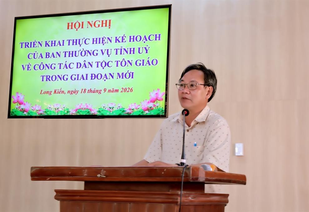 Đảng ủy xã Long Kiến triển khai kế hoạch  thực hiện công tác dân tộc, tôn giáo trong giai đoạn mới