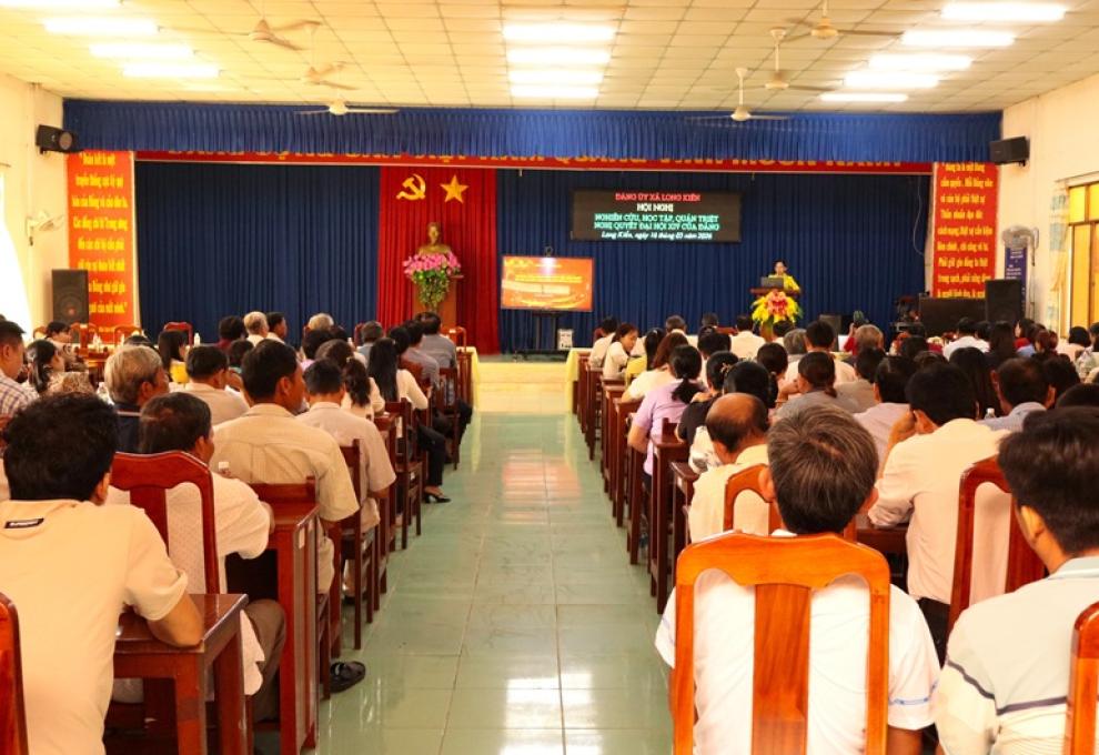 Hội nghị nghiên cứu, học tập, quán triệt và triển khai thực hiện Nghị quyết