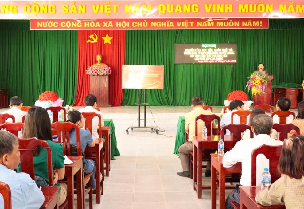 Hơn 580 cán bộ Đảng viên tham gia học tập Nghị quyết