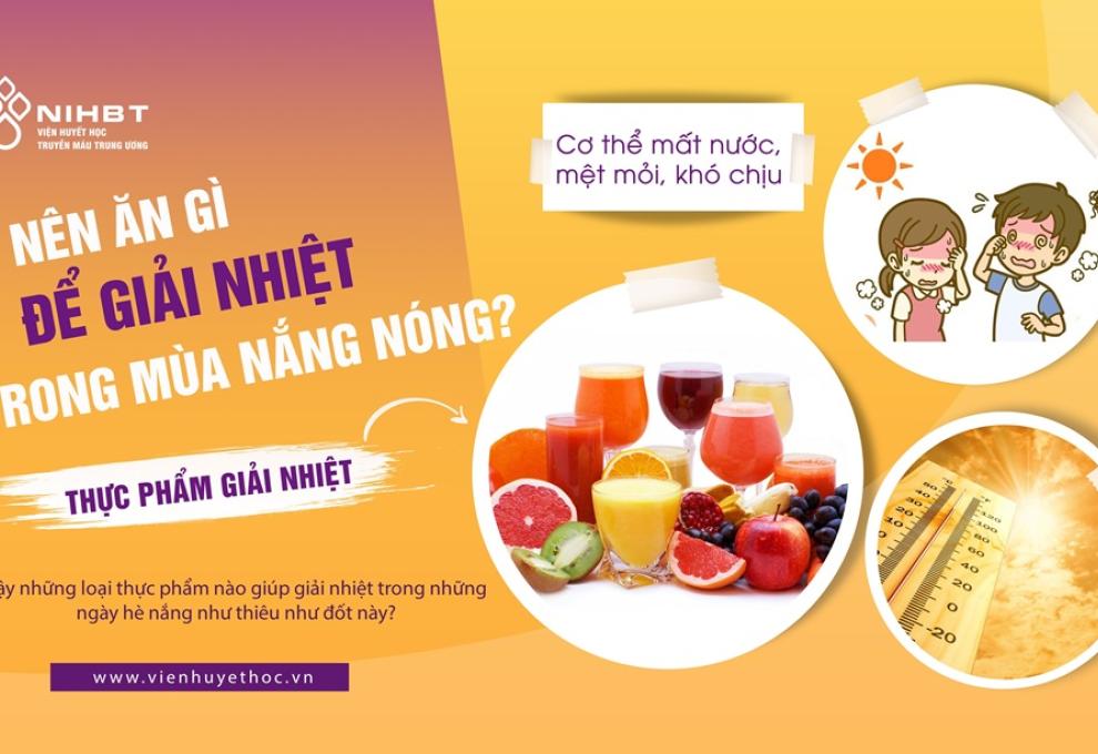 TRƯA NẮNG NÓNG: ĂN UỐNG THẾ NÀO ĐỂ CƠ THỂ 'DỄ CHỊU' HƠN?