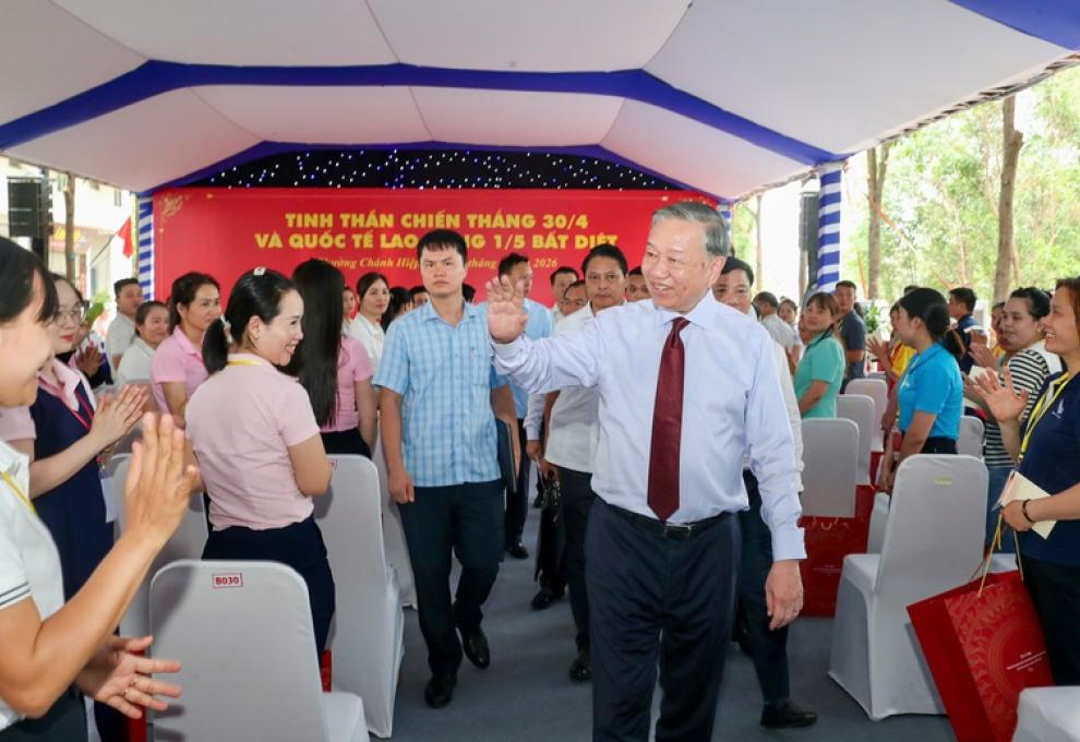 Toàn văn bài nói chuyện của Tổng Bí thư, Chủ tịch nước Tô Lâm với công nhân, người lao động Thành phố Hồ Chí Minh