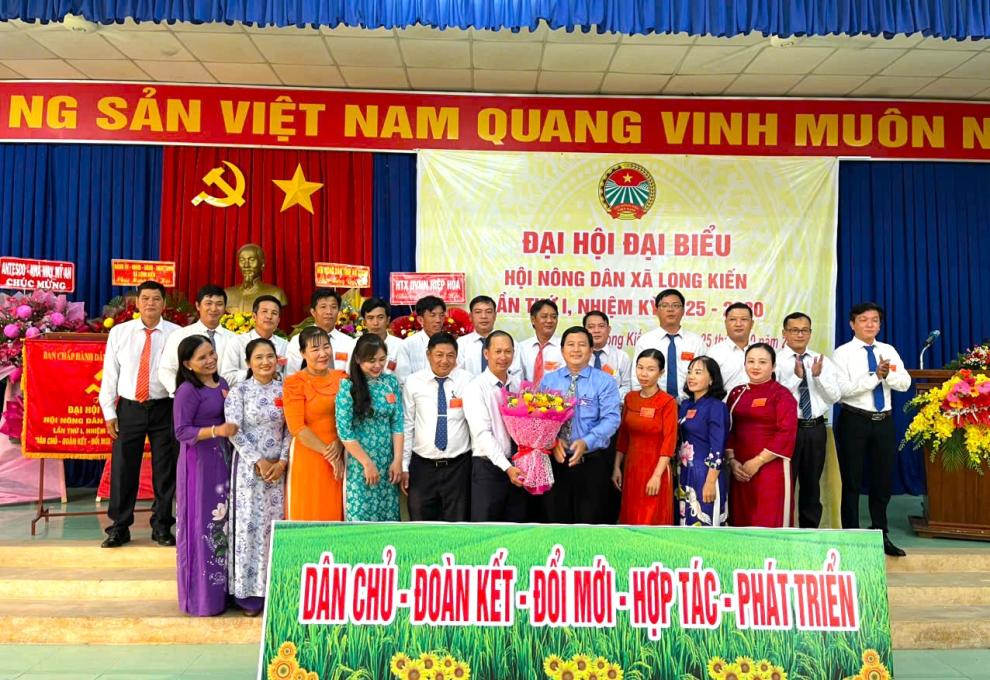 Đại hội Đại biểu Hội Nông dân xã Long Kiến lần thứ I, nhiệm kỳ 2025 – 2030