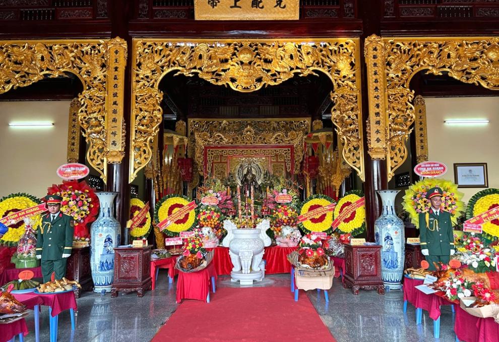 ễ dâng hương Quốc Tổ Hùng Vương tại xã Tân Hiệp