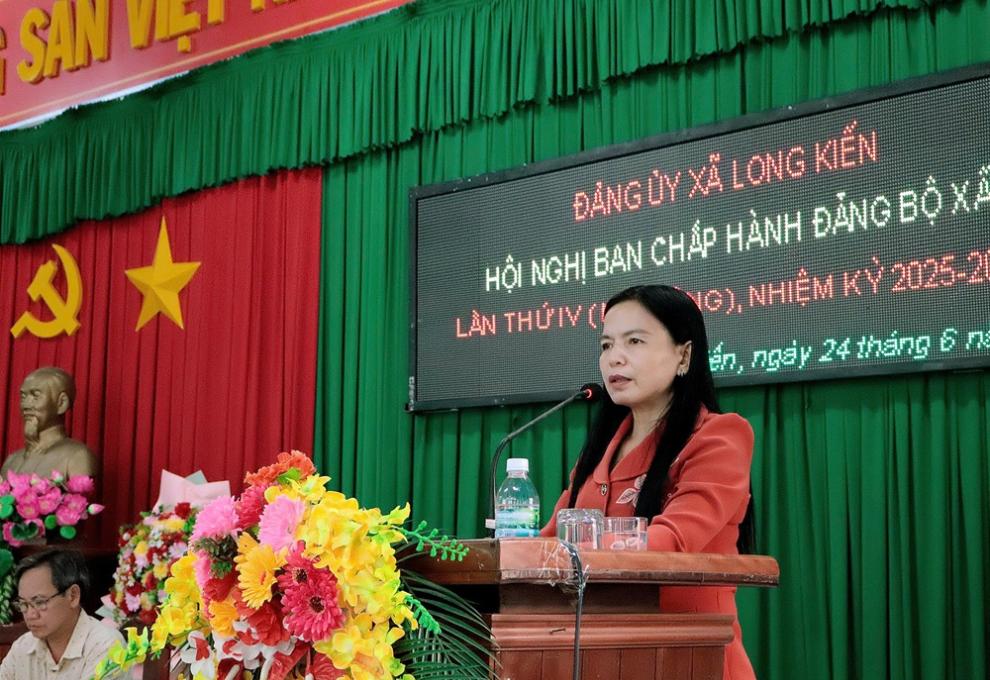 Đảng ủy xã Long Kiến họp Ban Chấp hành mở rộng