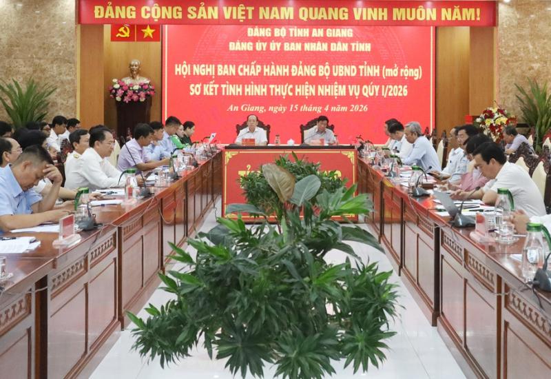 Đảng bộ UBND tỉnh An Giang: Khẳng định vai trò lãnh đạo, đưa kinh tế quý I dẫn đầu vùng đồng bằng sông Cửu Long