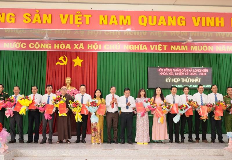Kỳ họp thứ nhất HĐND xã Long Kiến khóa XIII, nhiệm kỳ 2026 – 2031