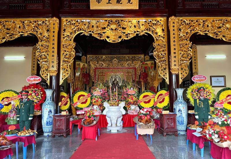 ễ dâng hương Quốc Tổ Hùng Vương tại xã Tân Hiệp