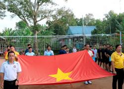 Xã Long Kiến khai mạc Giải bóng chuyền nam nông dân lần thứ I năm 2026