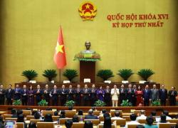 Quốc hội phê chuẩn bổ nhiệm 6 Phó Thủ tướng, các Bộ trưởng và thành viên Chính phủ