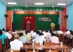 Hội nghị giao ban quý 1 của Ban công tác 35 Đảng ủy xã Long Kiến