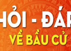 HỎI ĐÁP BẦU CỬ 14