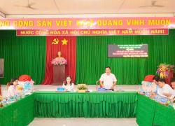 Ban đại diện hội đồng quản trị Ngân hàng chính sách xã hội  xã Long Kiến tổ chức hội nghị sơ kết Quý 1