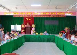 Chủ tịch UBND xã Long Kiến làm việc với các ấp An Hồng, An Quới và An Thị